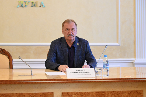 Владимир Нефедьев принял участие в правительственном часе