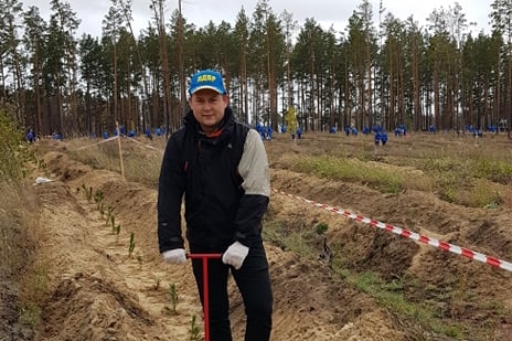 Глеб Трубин принял участие во Всероссийской акции «Сохраним лес»
