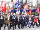 Участие членов депутатской фракции «ЕДИНАЯ РОССИЯ» областной Думы в праздничном шествии, посвященном 67-й годовщине Победы в Великой Отечественной войне.