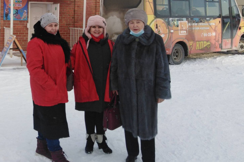 Тамара Казанцева в новогодние праздники побывала в Абатском, Викуловском, Вагайском районах