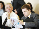 Дубровин С.В. и Горицкий Д.Ю. на заседании комитета по бюджету налогам и финансам