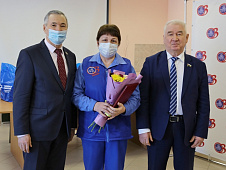 Сергей Корепанов и Фуат Сайфитдинов встретились с коллективом подстанции № 3 Станции скорой медицинской помощи