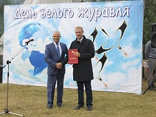 Николай Бабин побывал на фестивале «День белого журавля» в Исетском районе
