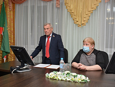 Владимир Ульянов посетил с рабочим визитом Абатский, Сладковский и Казанский районы