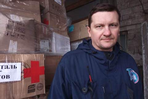 Александр Зеленский принял участие в гуманитарной миссии в ЛНР