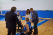 Ольга Швецова посетила тренировку баскетболистов на колясках