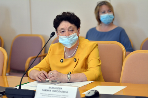 Тамара Казанцева прокомментировала итоги заседания облдумы