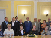 Участники встречи с Героем Социалистического труда Галиной Петровной Яковлевой