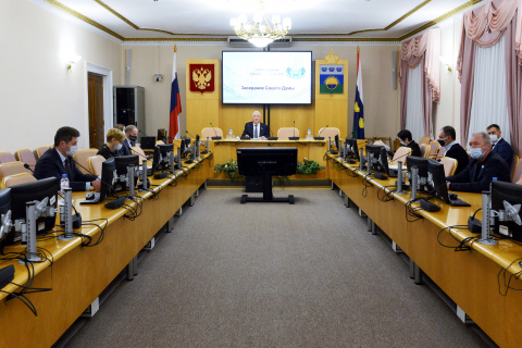 Сергей Корепанов провел очередное заседание Совета Думы