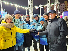 Дмитрий Плотников побывал на чемпионате России по волейболу на снегу в Новом Уренгое