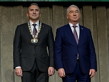 Сергей Корепанов принял участие в церемонии вступления Александра Моора в должность губернатора