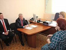 Владимир Ульянов посетил Сладковский и Абатский муниципальные районы
