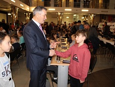 Фуат Сайфитдинов принял участие в открытии турнира шахматных школьных клубов Тюменской области