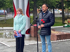 Денис Ващенко выступил на патриотическом митинге в Тарко-Сале
